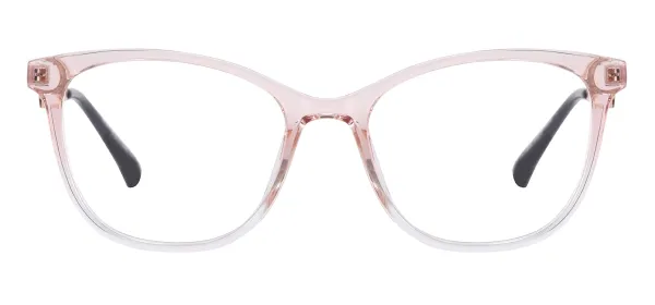 Fashion TR90 Eyeglasses - Transparent Pink