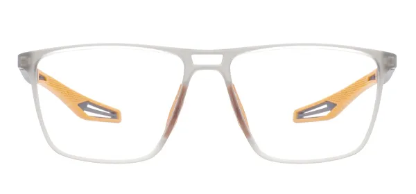 Double Bridge Sports Eyeglasses - Gray